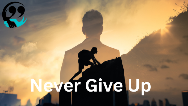 Never Give Up Quotes In Hindi